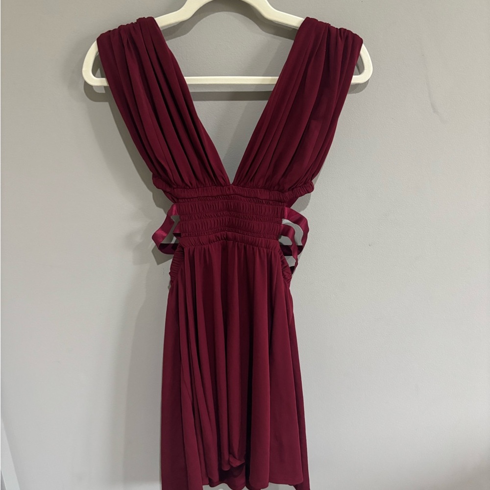 Strappy Side Skater Dress